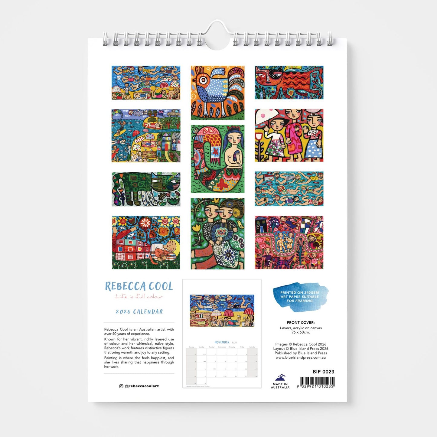 Rebecca Cool 2026 Calendar