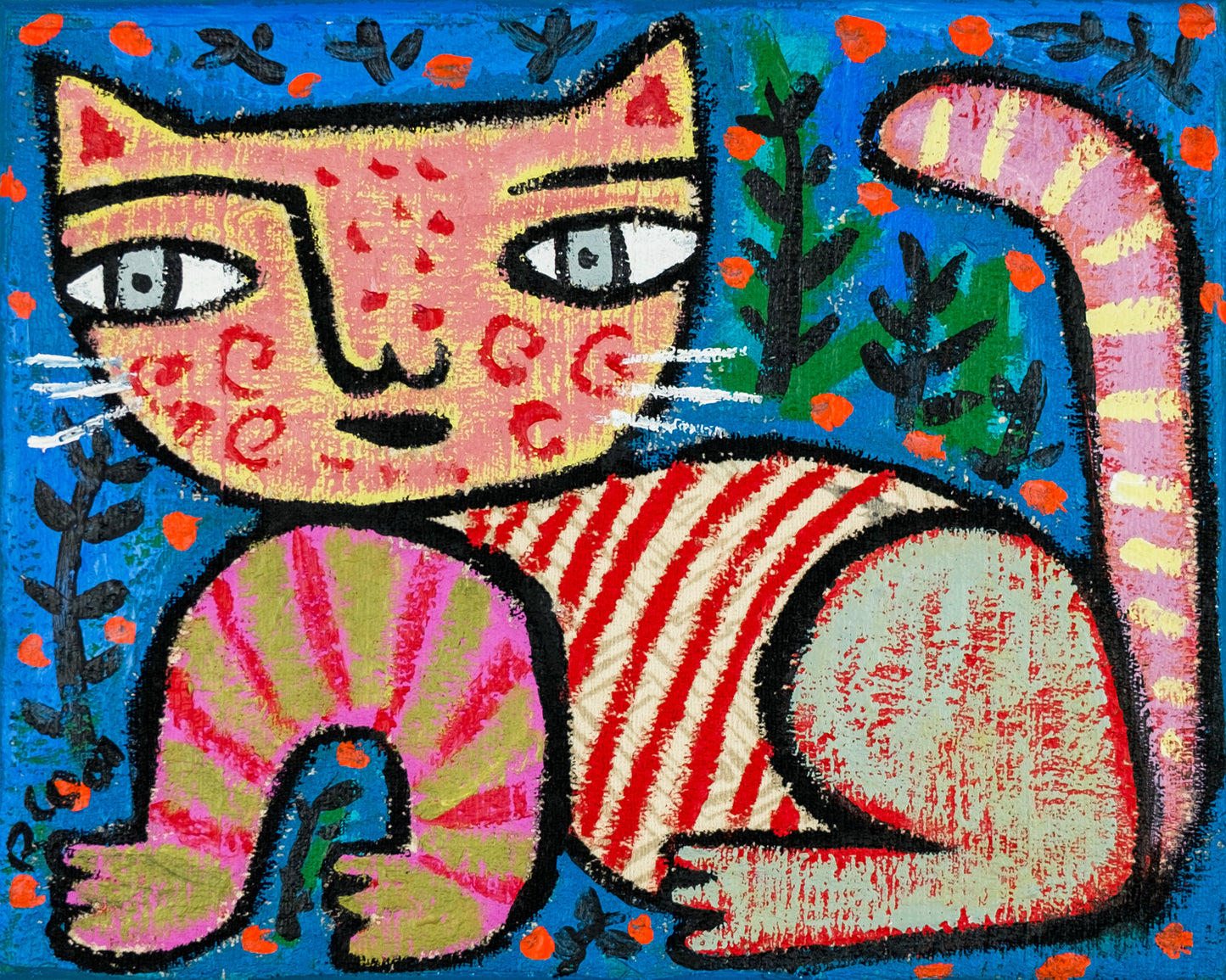 Painting on canvas, 20x25cm