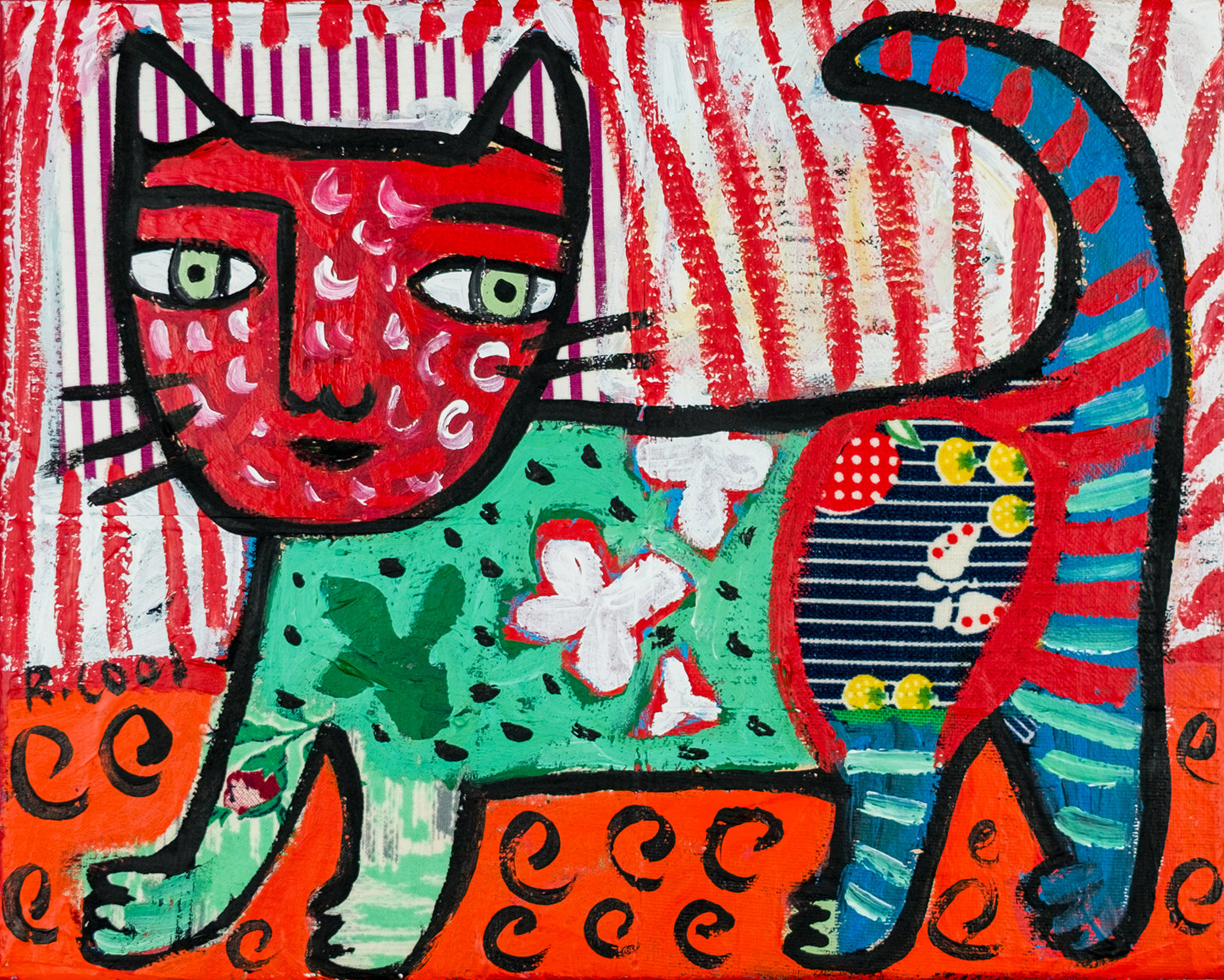 Painting on canvas, 20x25cm