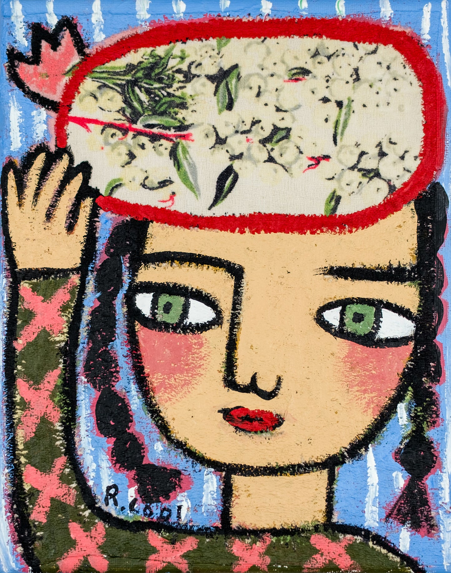 Painting on canvas, 25x20cm