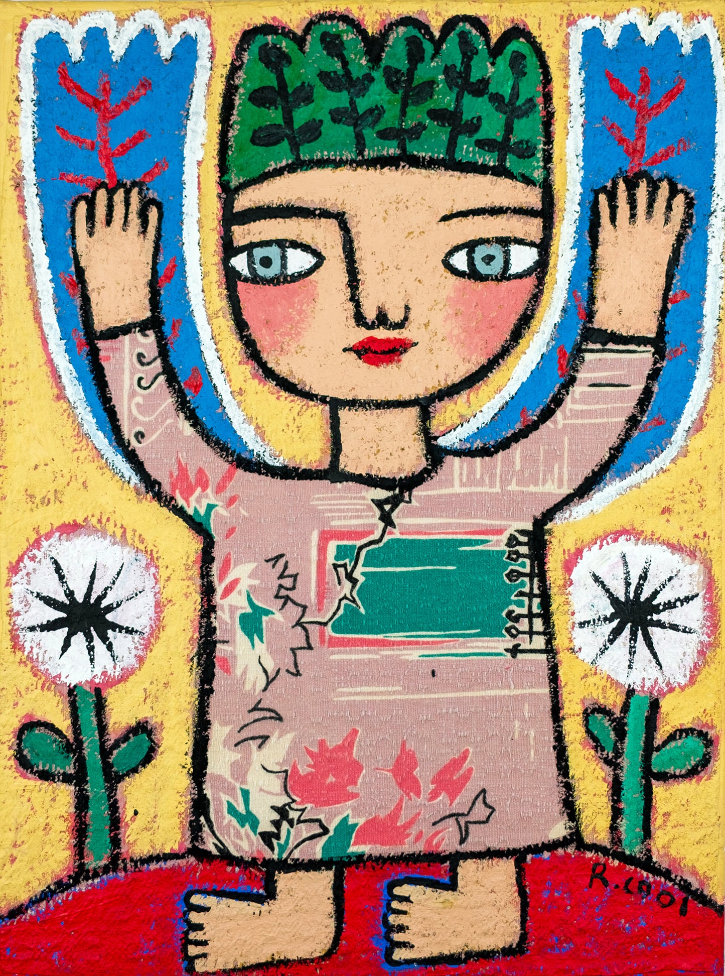 Painting on canvas, 40x30cm