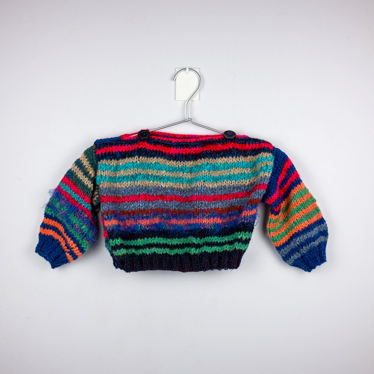 Hand-Knitted Wool Toddler Top