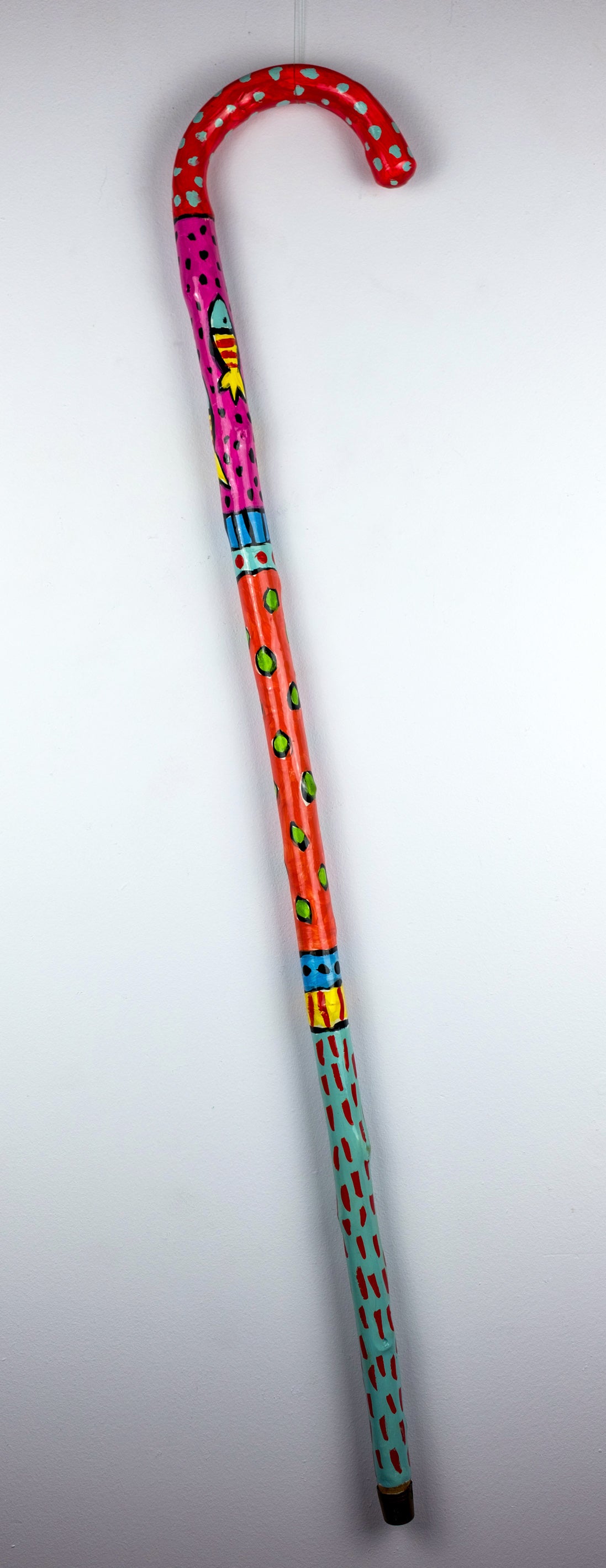 Hand-painted Walking Stick