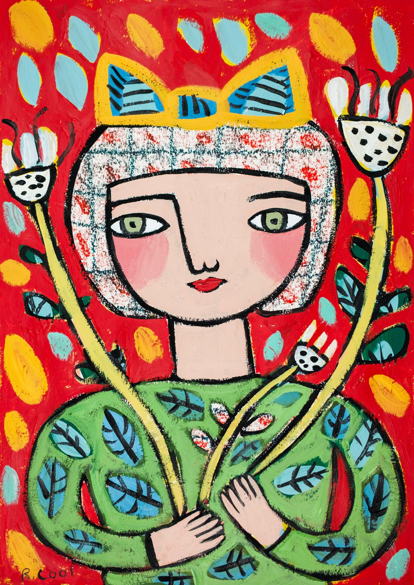 Painting on paper, 42x30cm