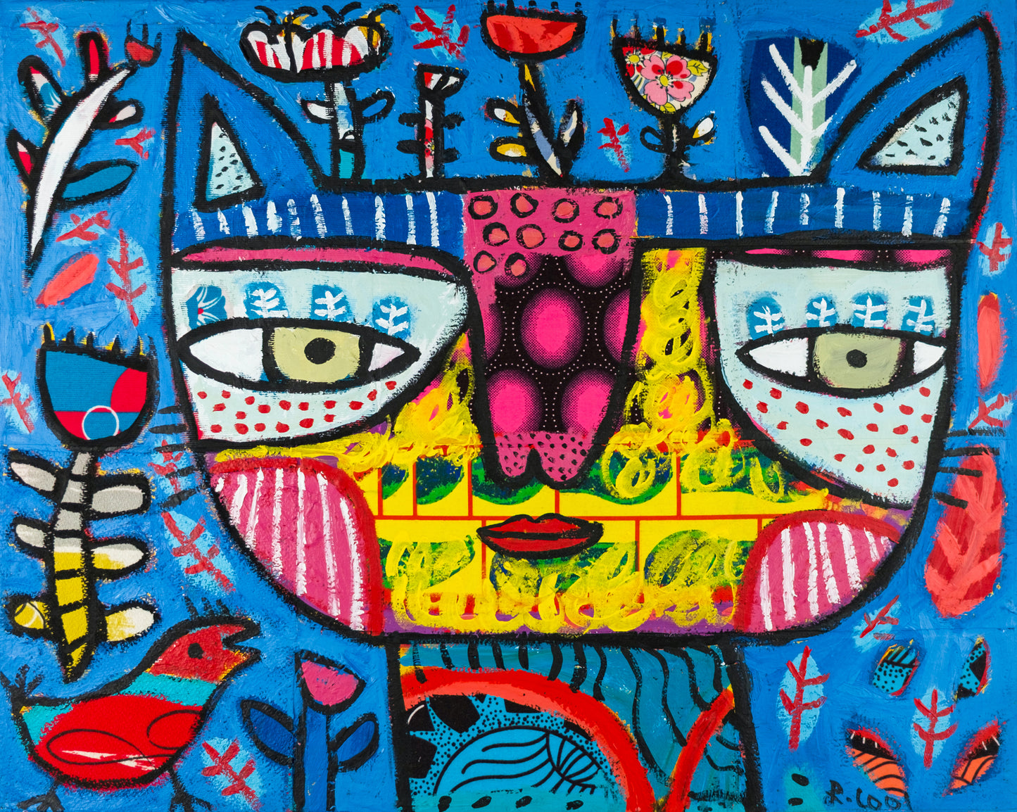 Painting on canvas, 41x51cm