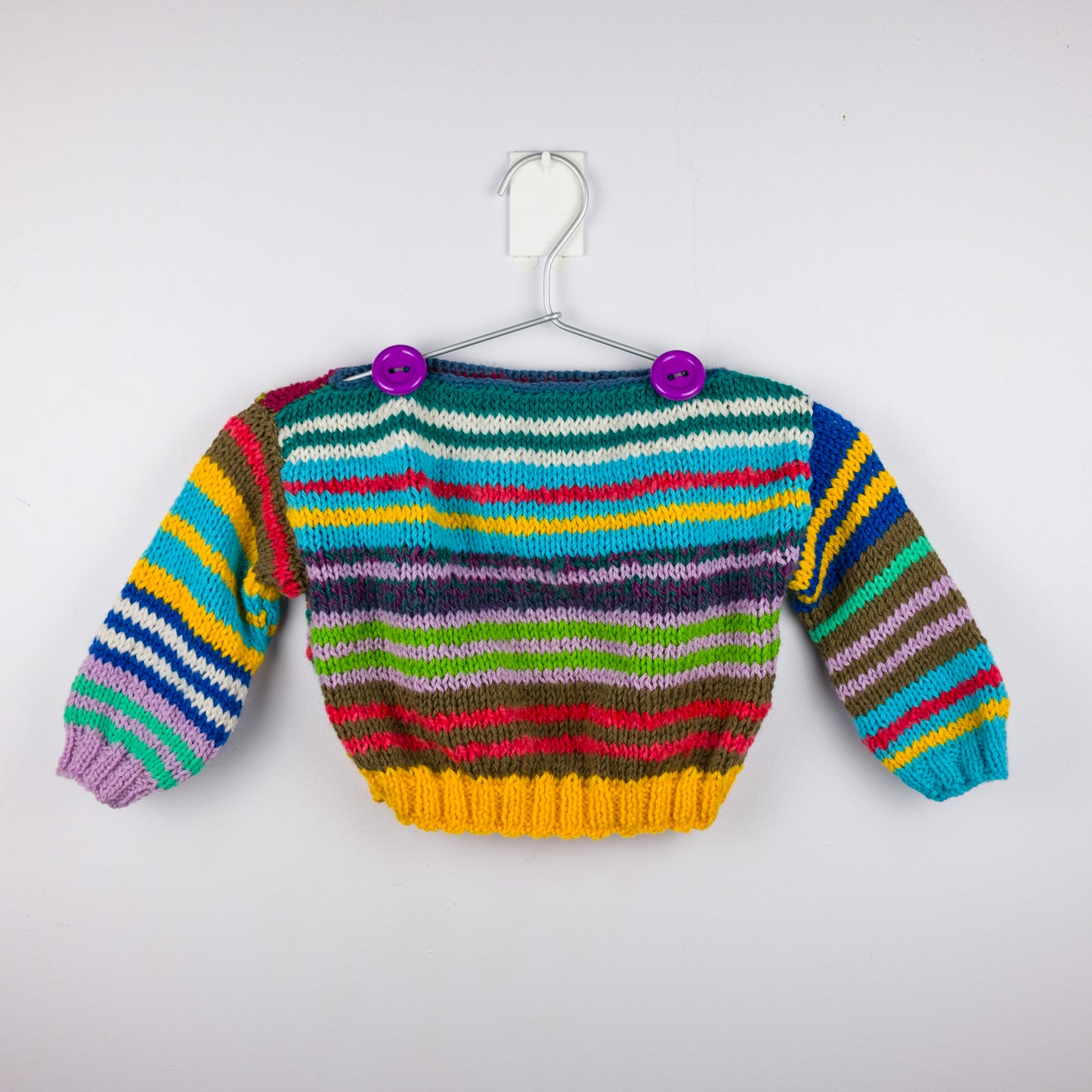 Hand-Knitted Wool Toddler Top