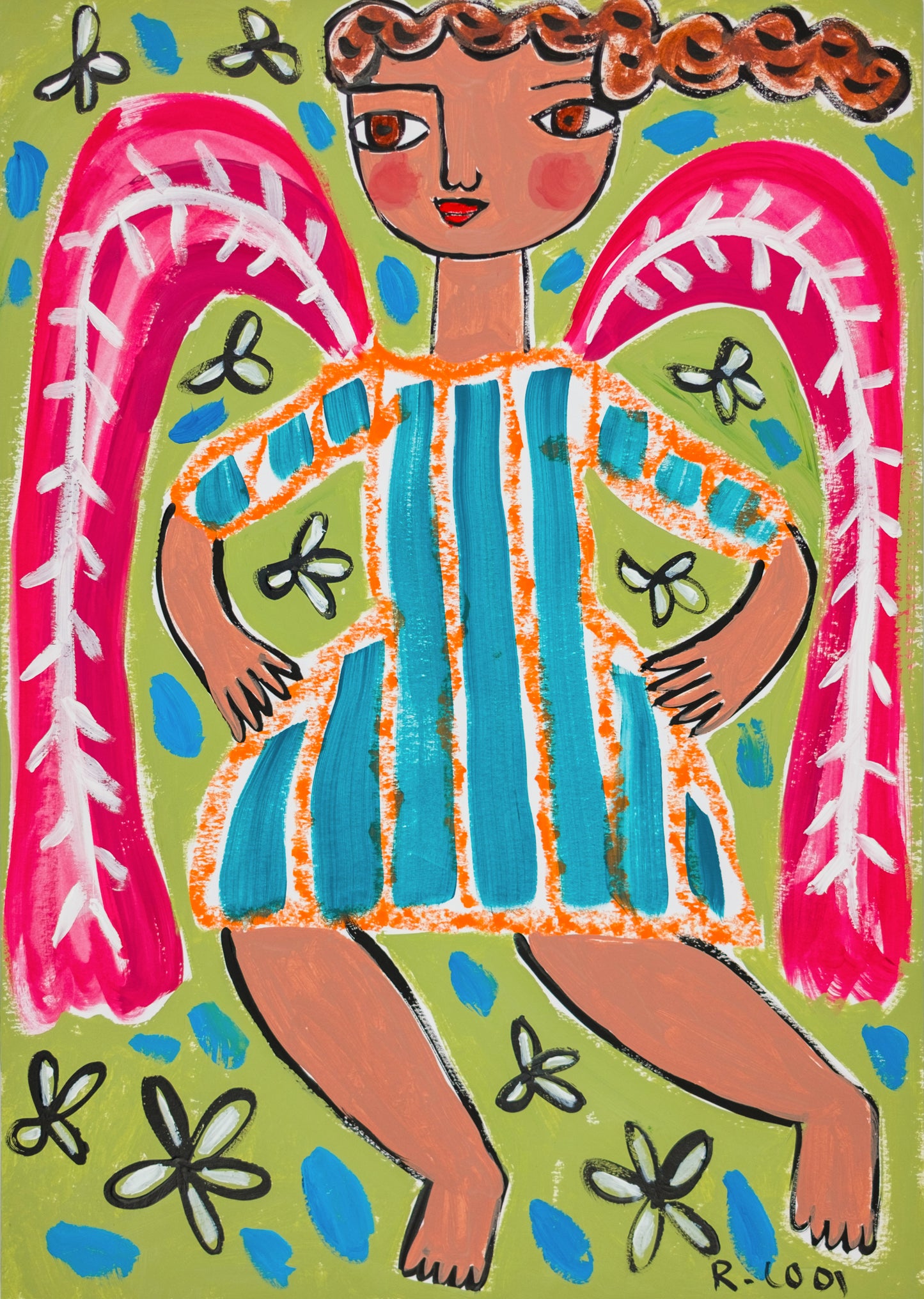 Painting on paper, 42x30cm