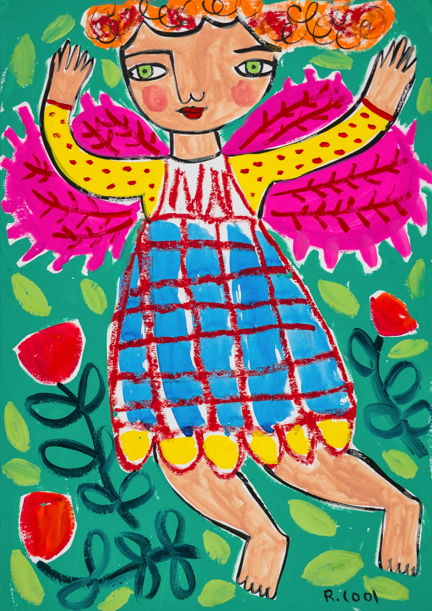 Painting on paper, 42x30cm