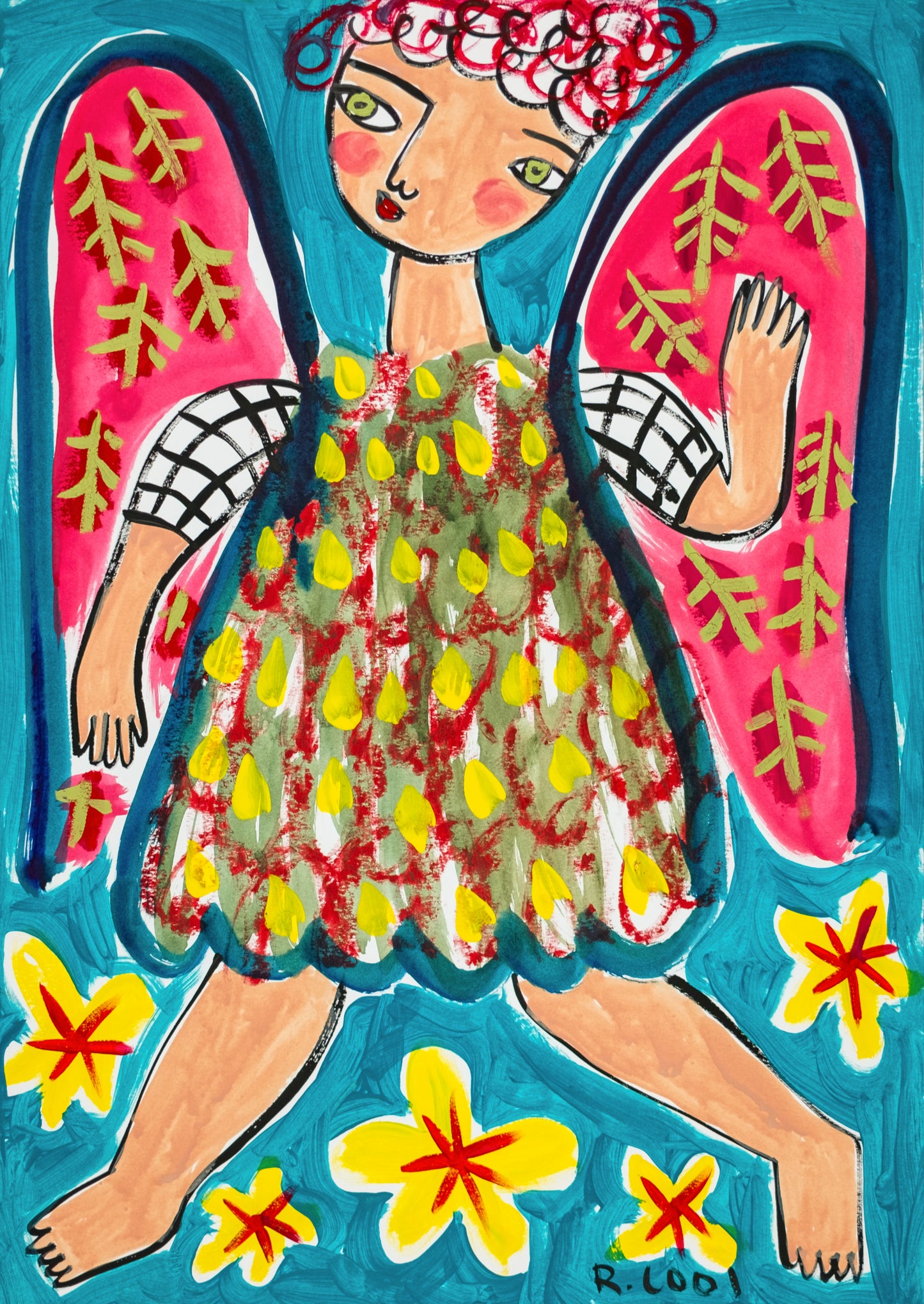 Painting on paper, 42x30cm