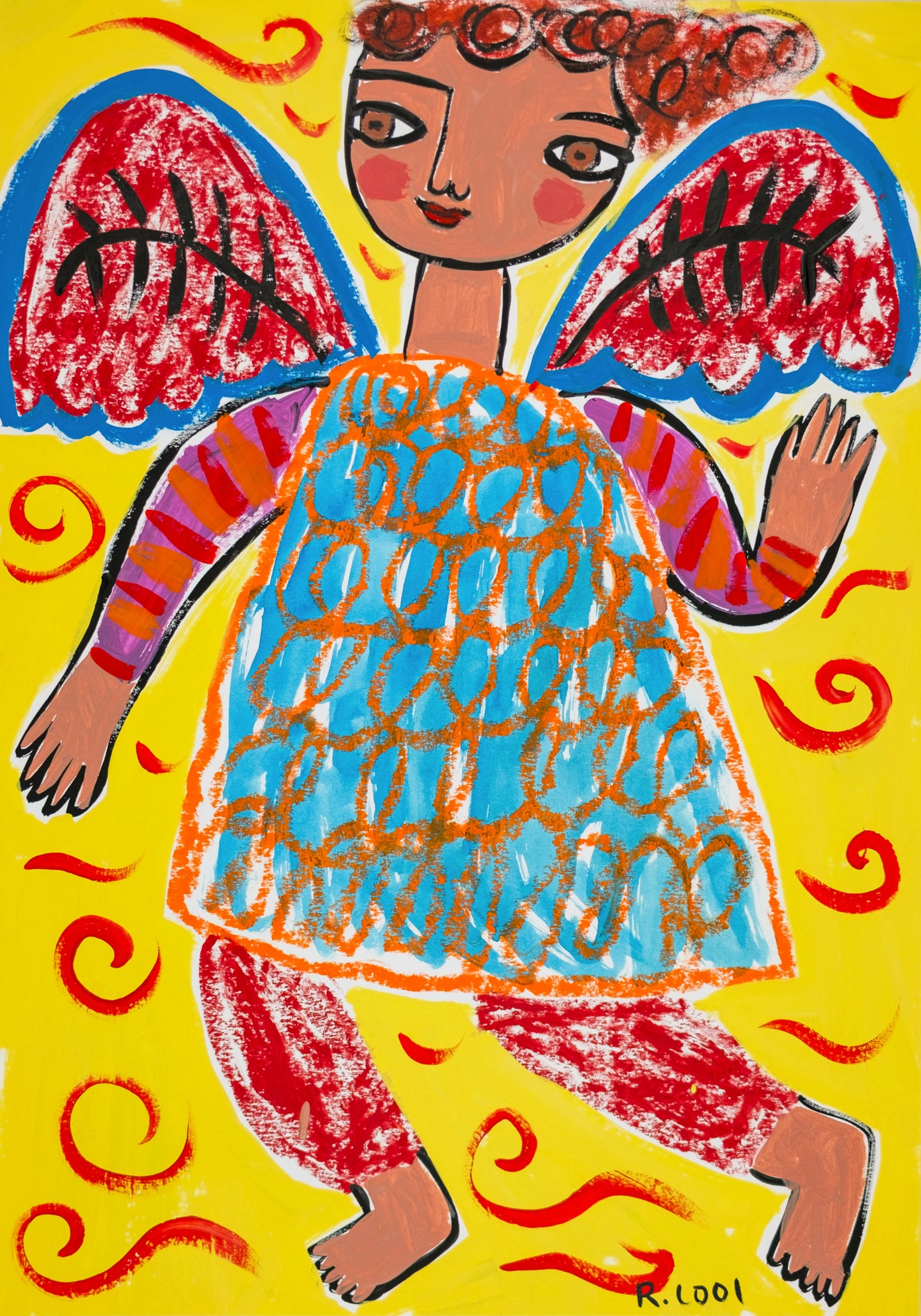 Painting on paper, 42x30cm