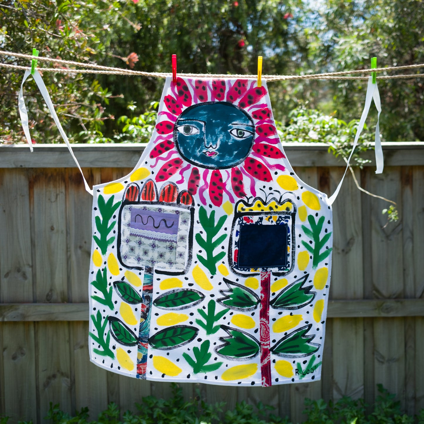 Hand-painted Apron