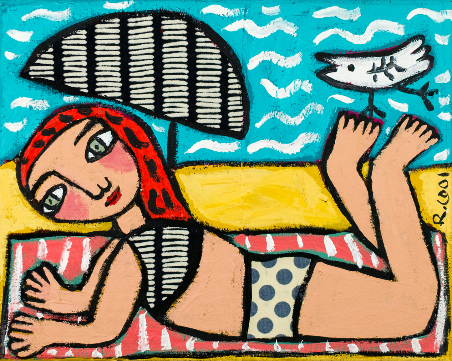 Painting on canvas, 20x25cm