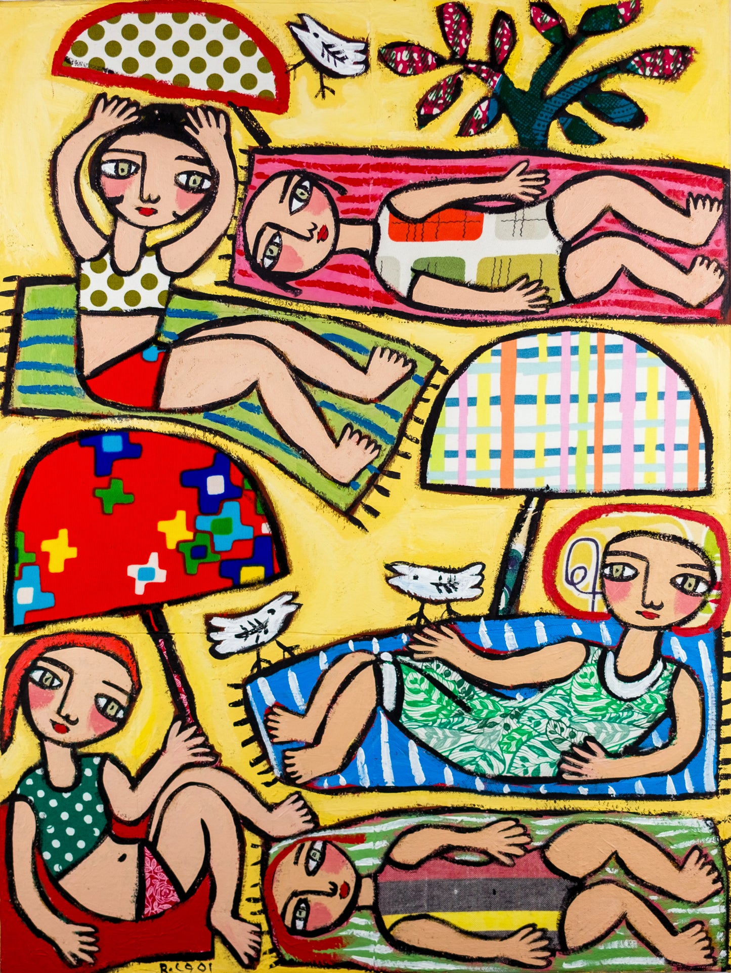 Painting on canvas, 61x46cm