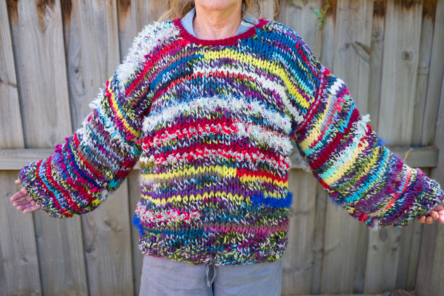 Hand-Knitted Wool Jumper