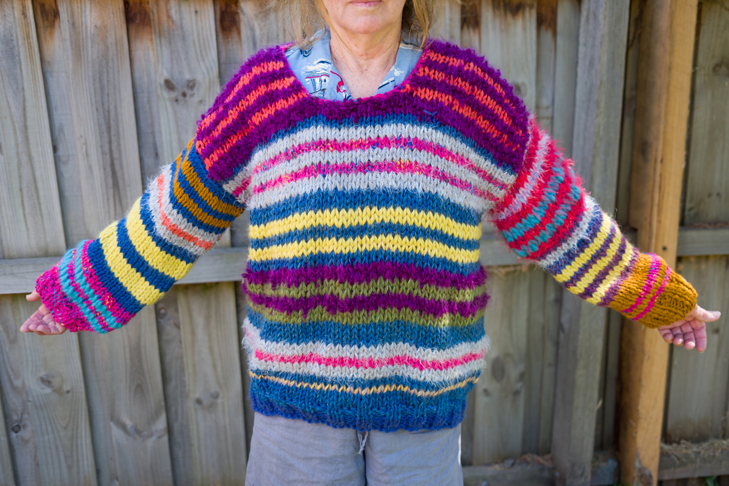 Hand-Knitted Wool Jumper