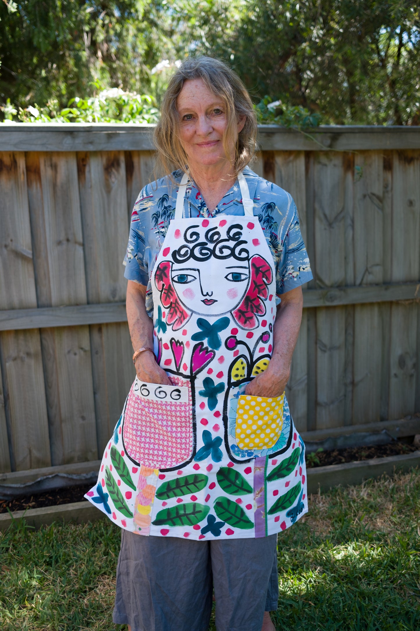 Hand-painted Apron