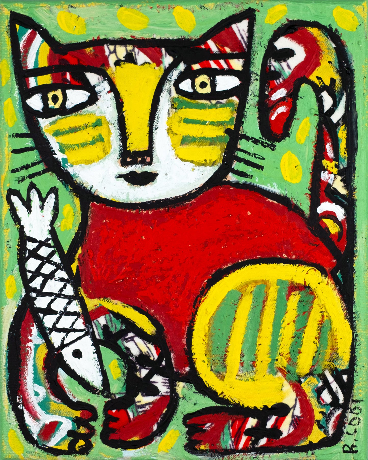 Painting on canvas, 25x20cm