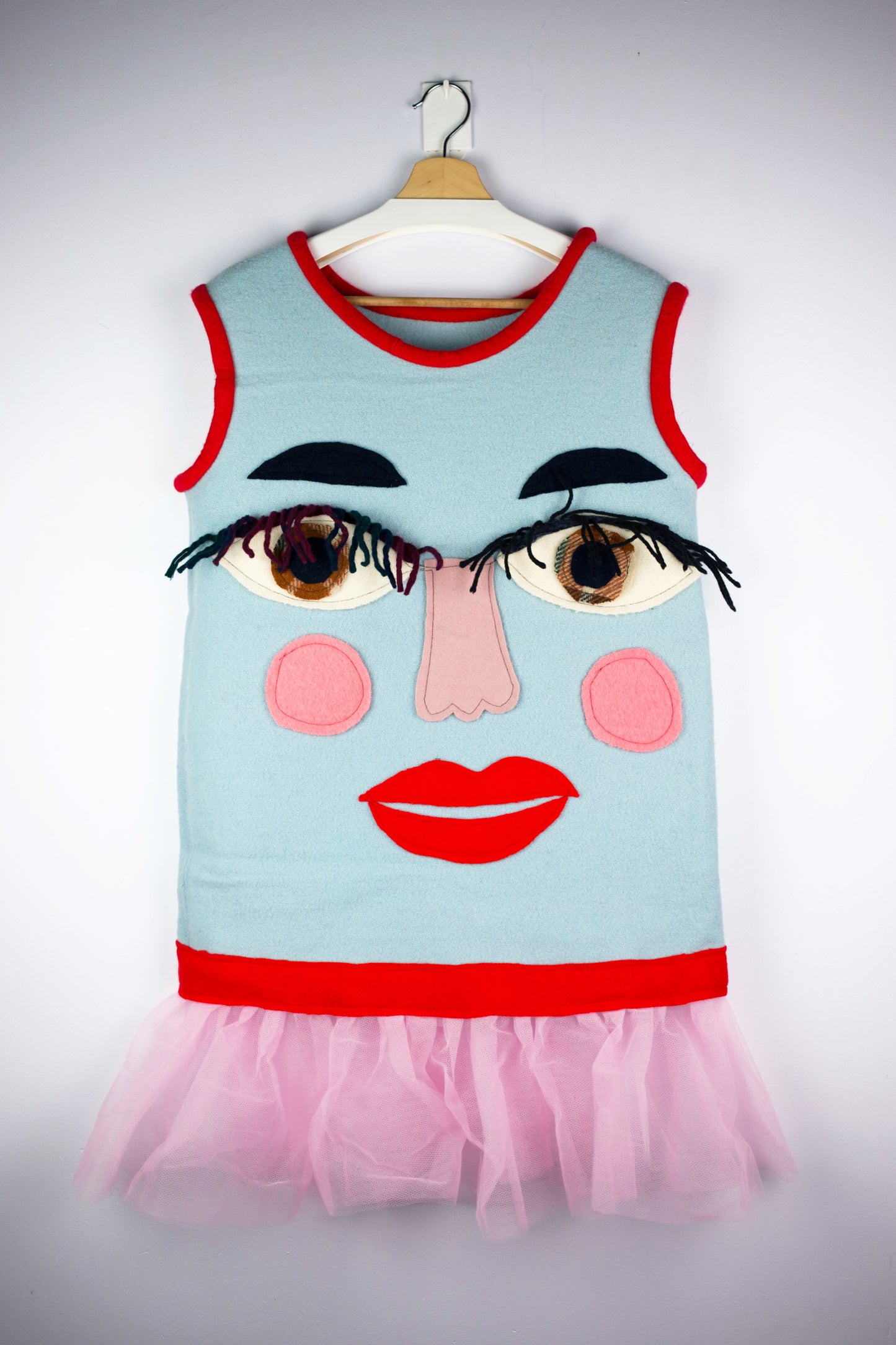Blue Face Dress