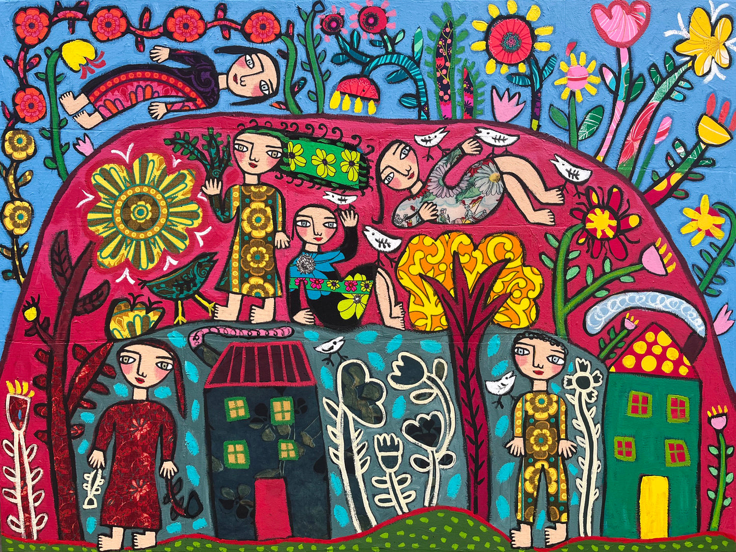 Painting on Canvas, 92x122cm