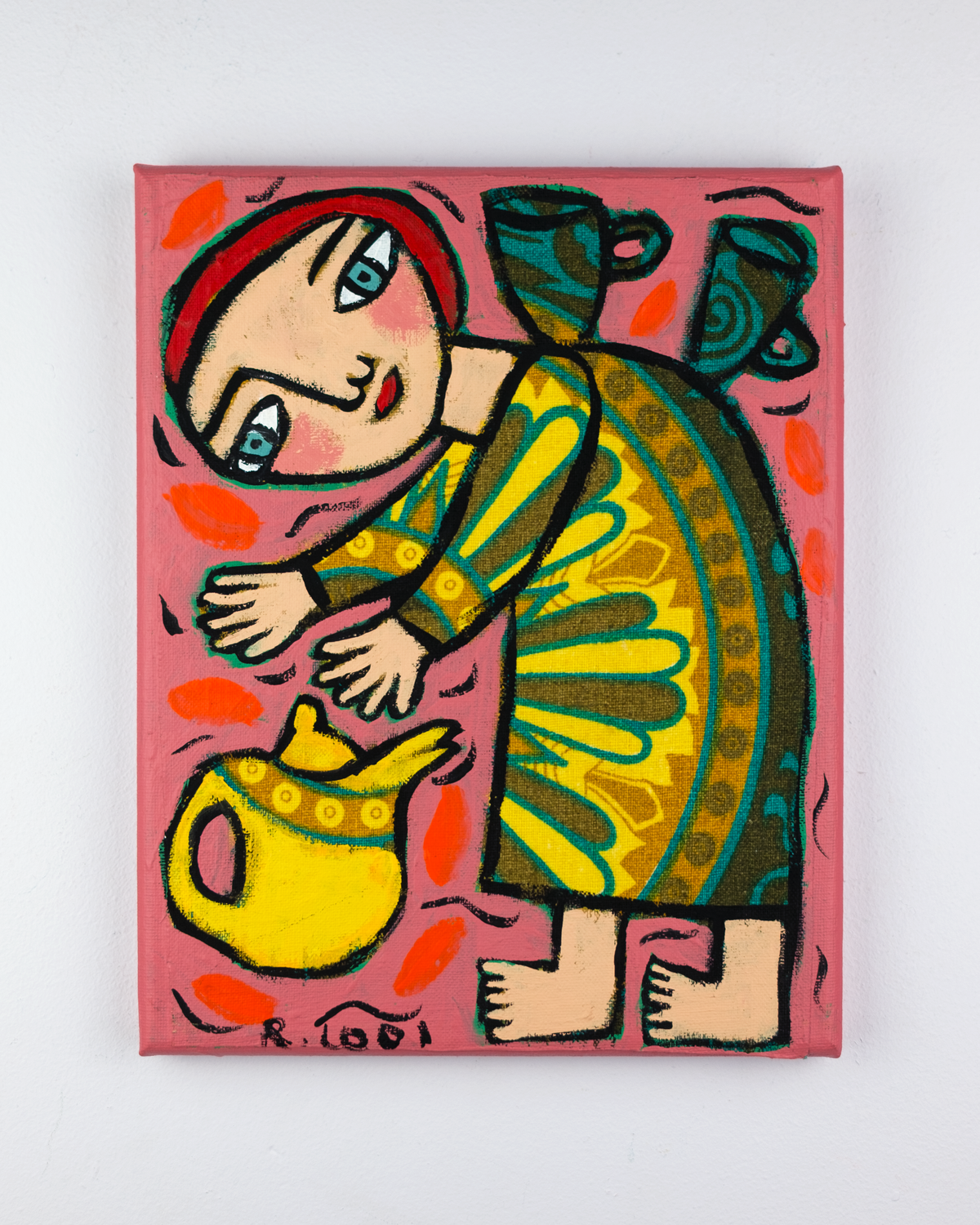 Making Tea I, 25x20cm