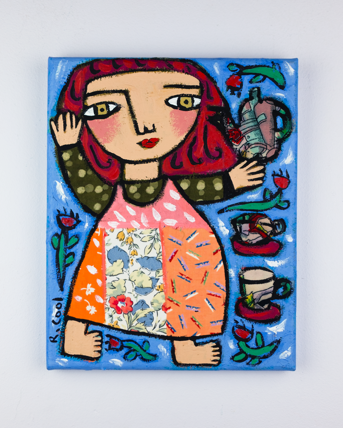 Rose Tea, 25x20cm