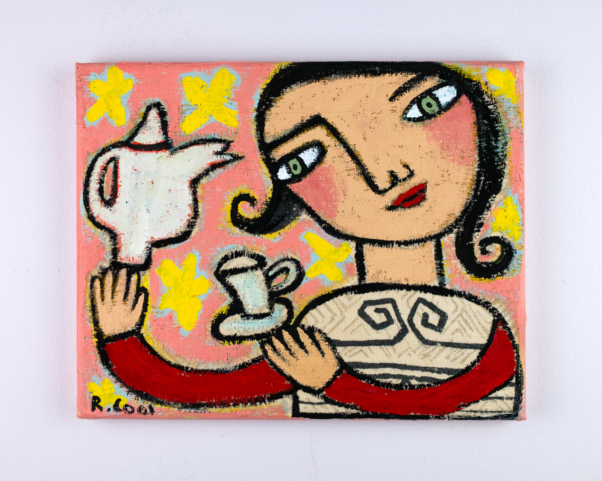 The Porcelain Teapot, 20x25cm