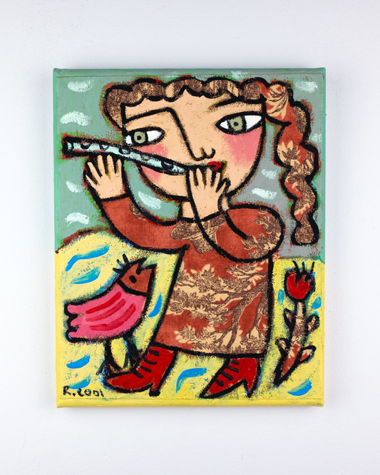 Bird Music, 25x20cm