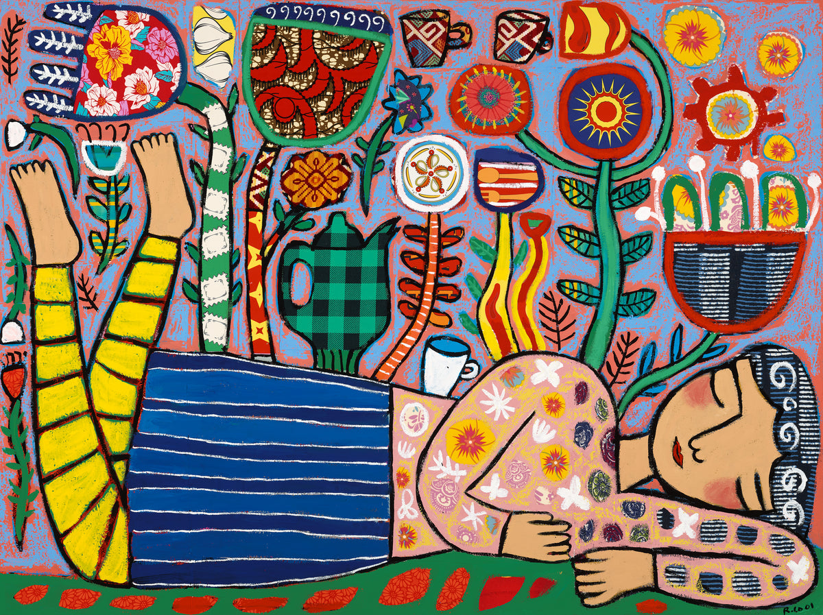 Sleeping in Spring, 92x122cm