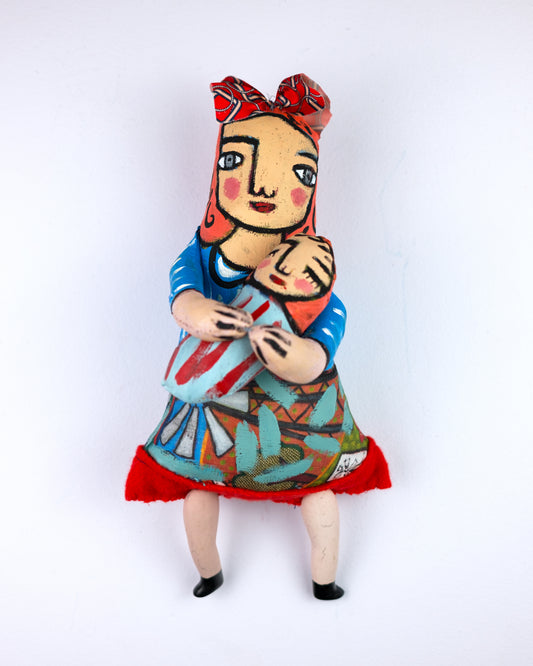Contented Mother Soft Sculpture