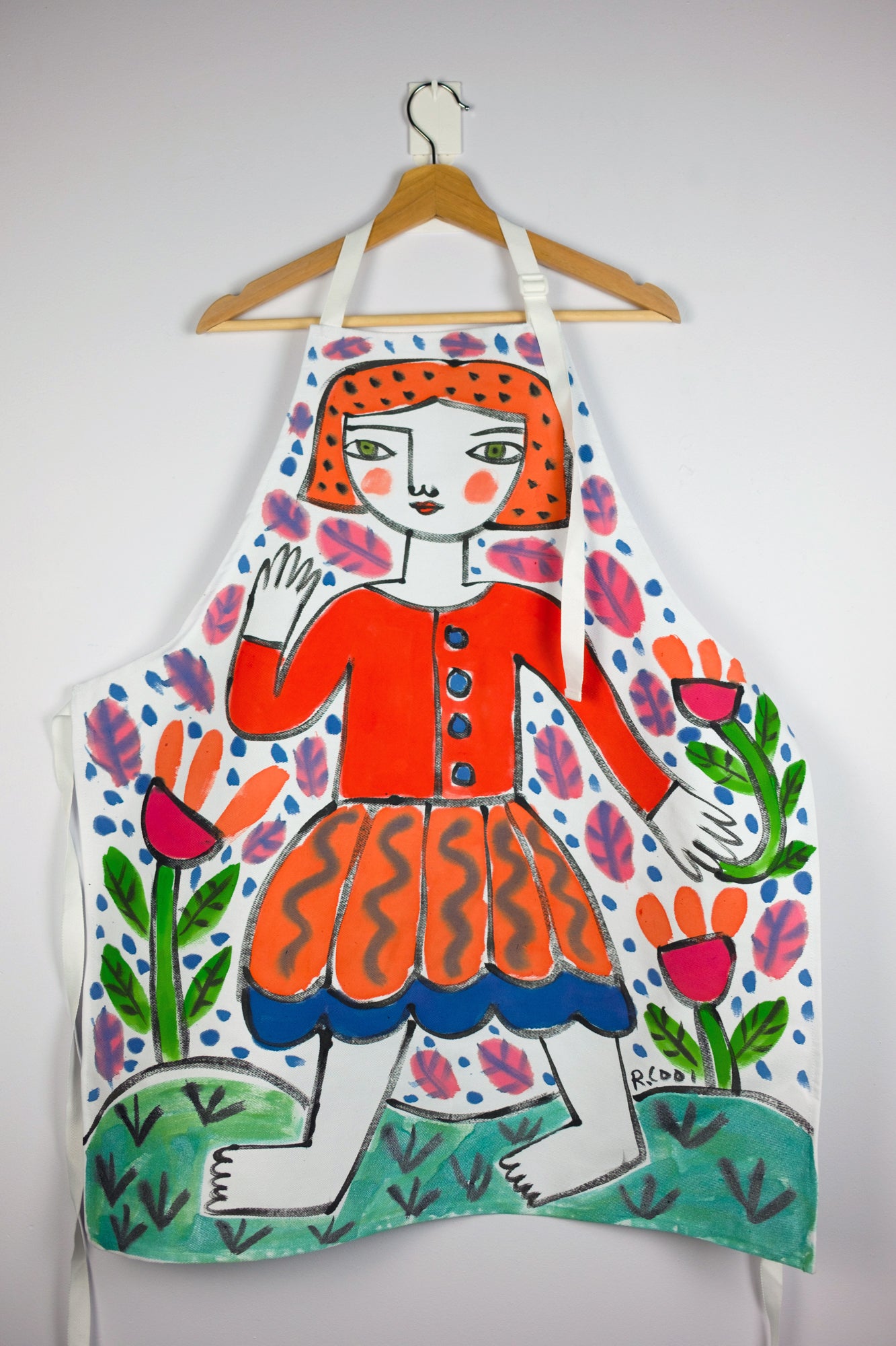 Hand-Painted Apron