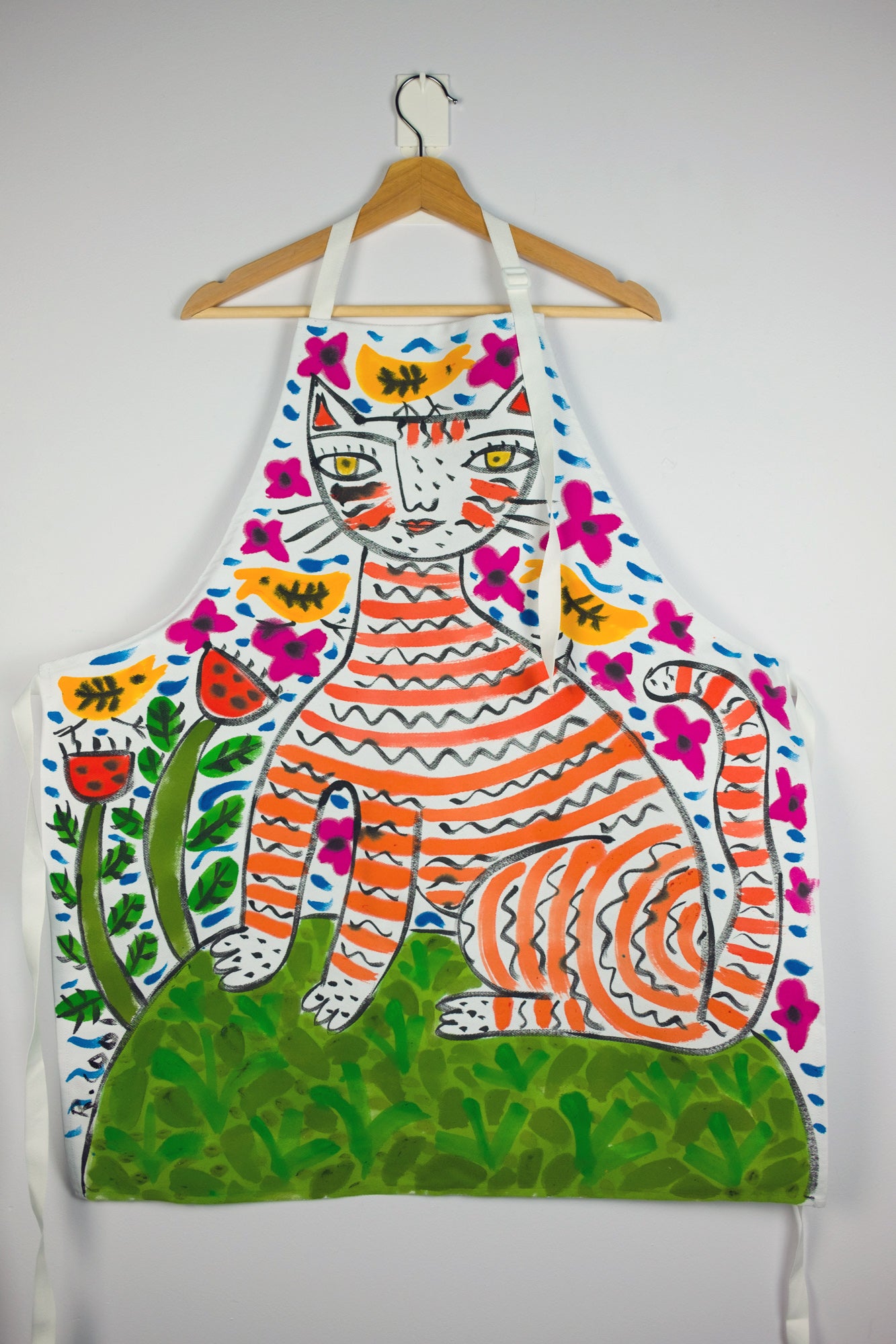 Hand-Painted Apron