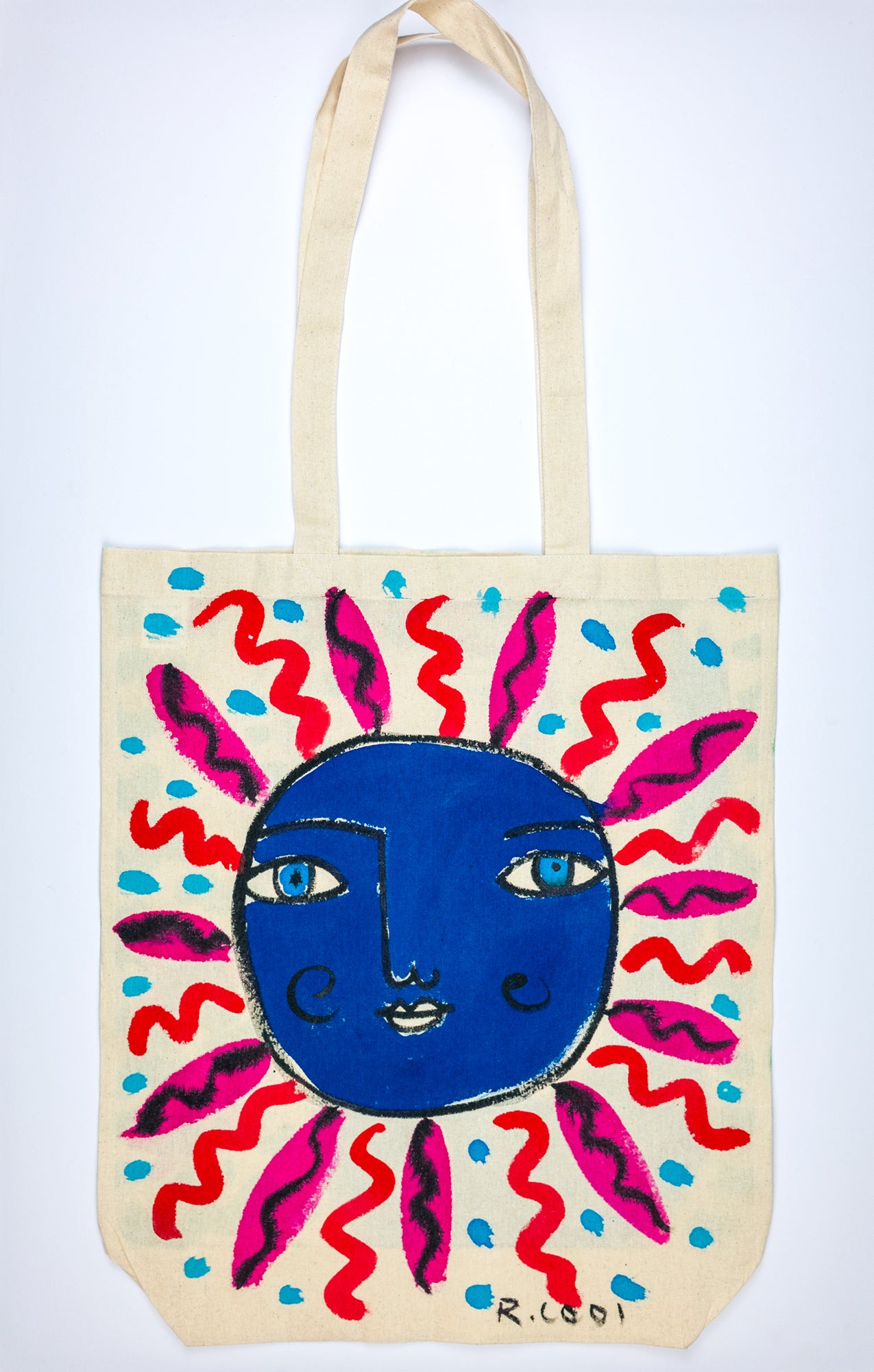 Hand-Painted Tote Bag