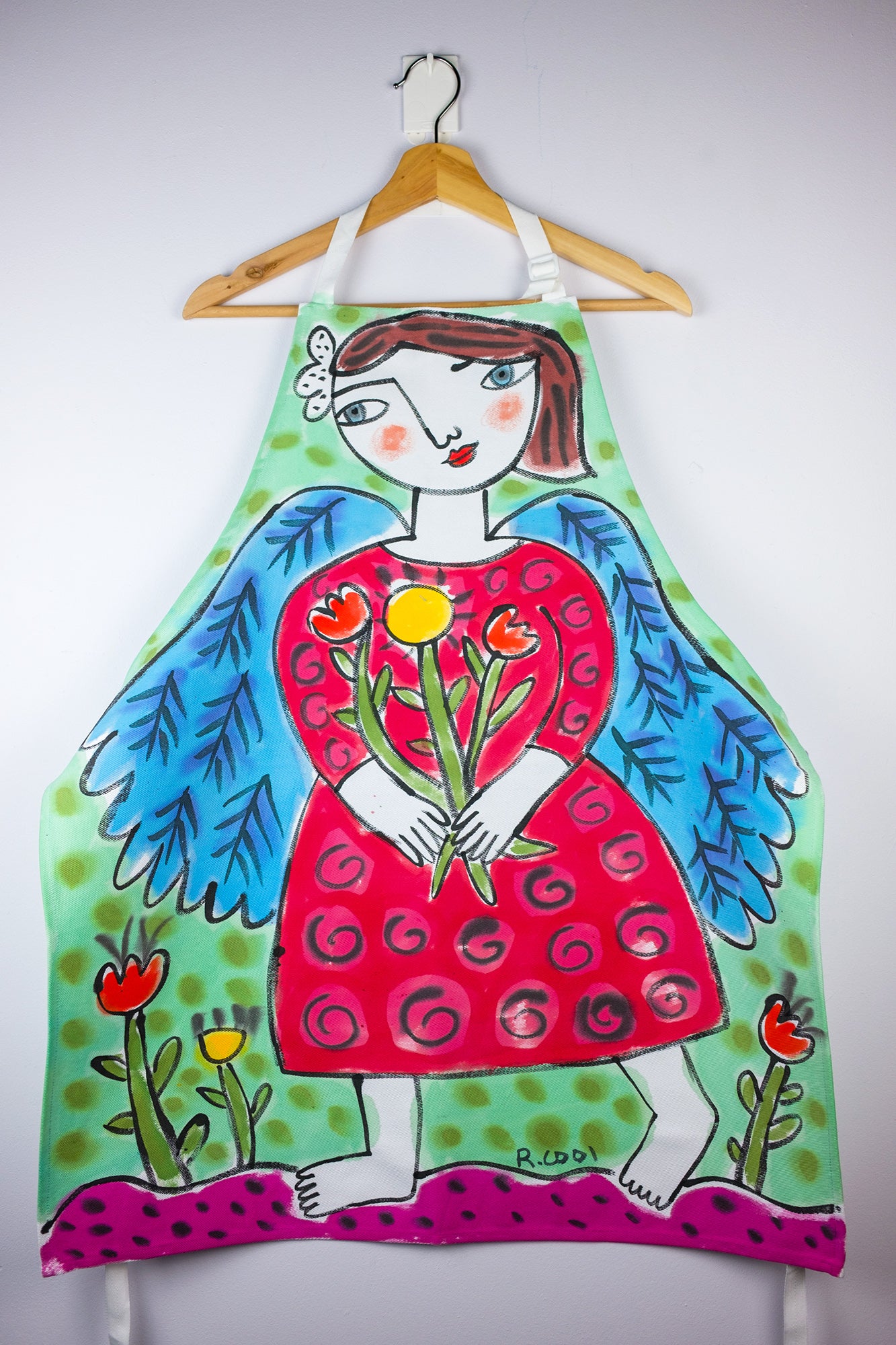 Hand-Painted Apron