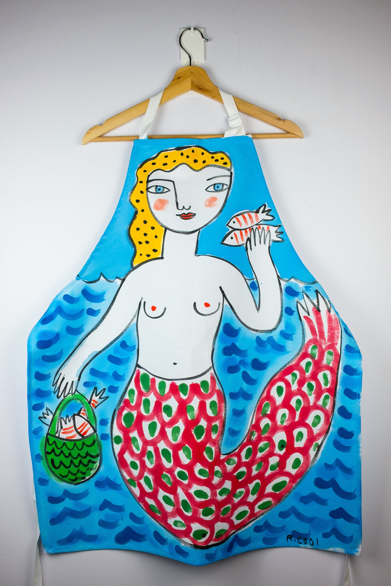 Hand-Painted Apron