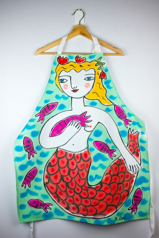 Hand-Painted Apron