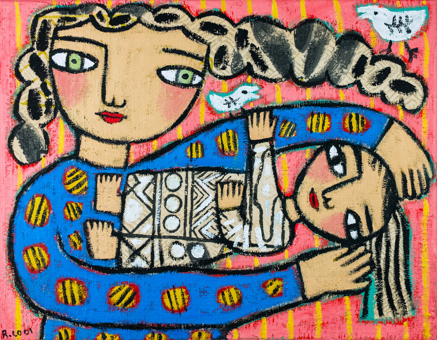 Painting on canvas, 35x45cm