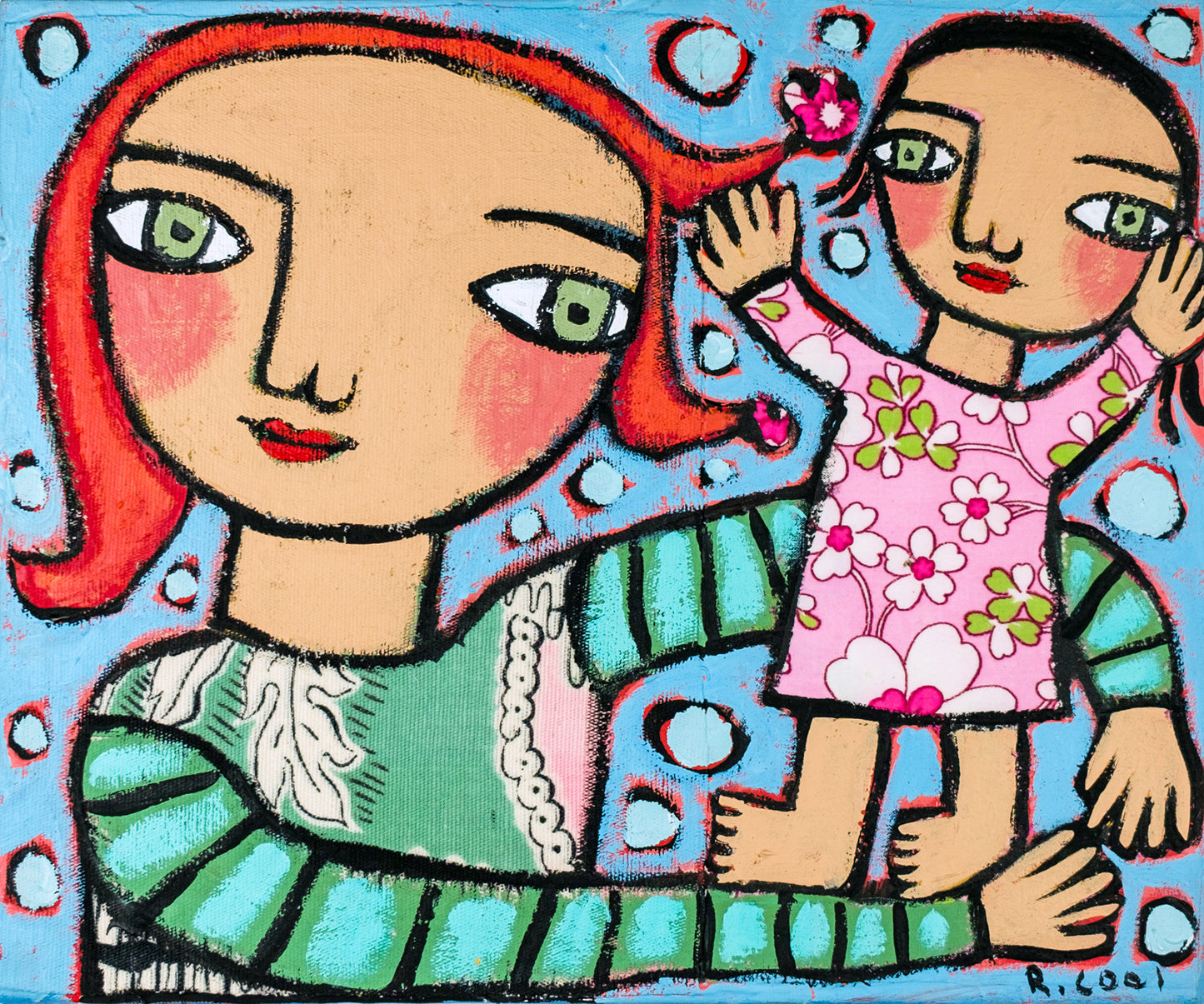 Painting on canvas, 25x30cm