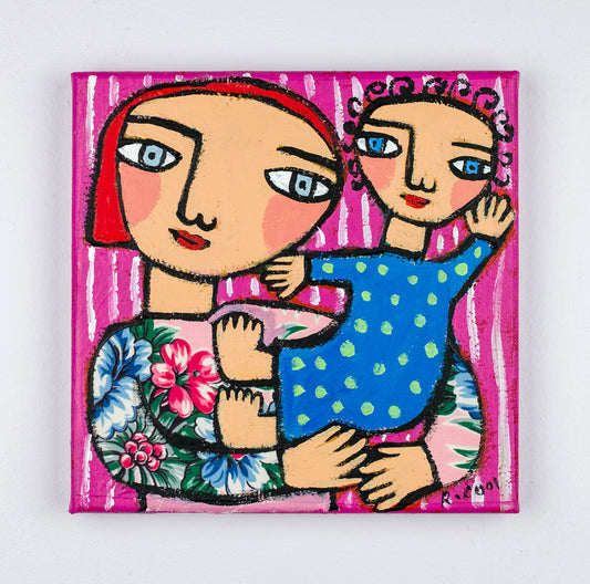 Painting on canvas, 20x20cm