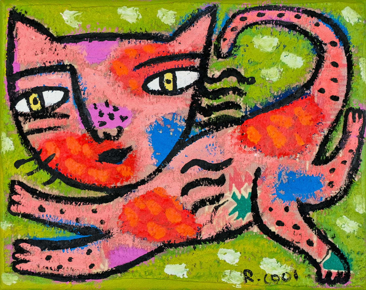 Painting on canvas, 20x25cm