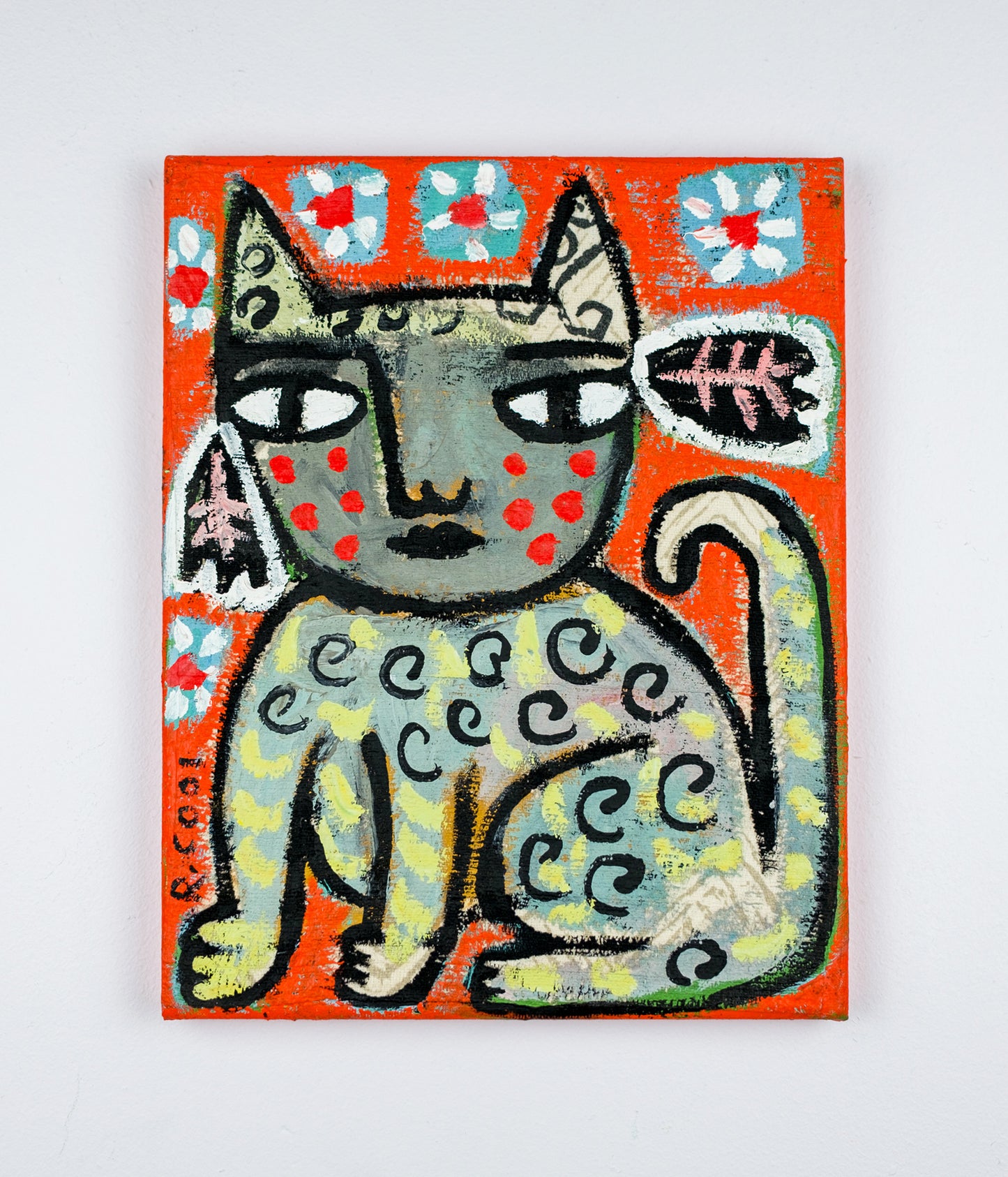 Painting on canvas, 25x20cm