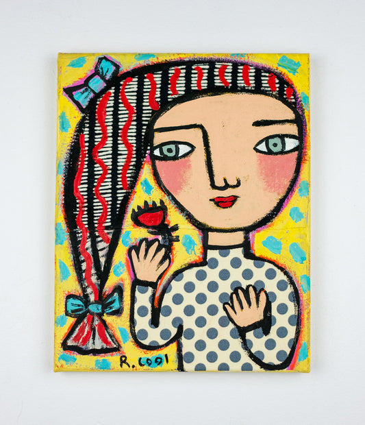 Painting on canvas, 25x20cm