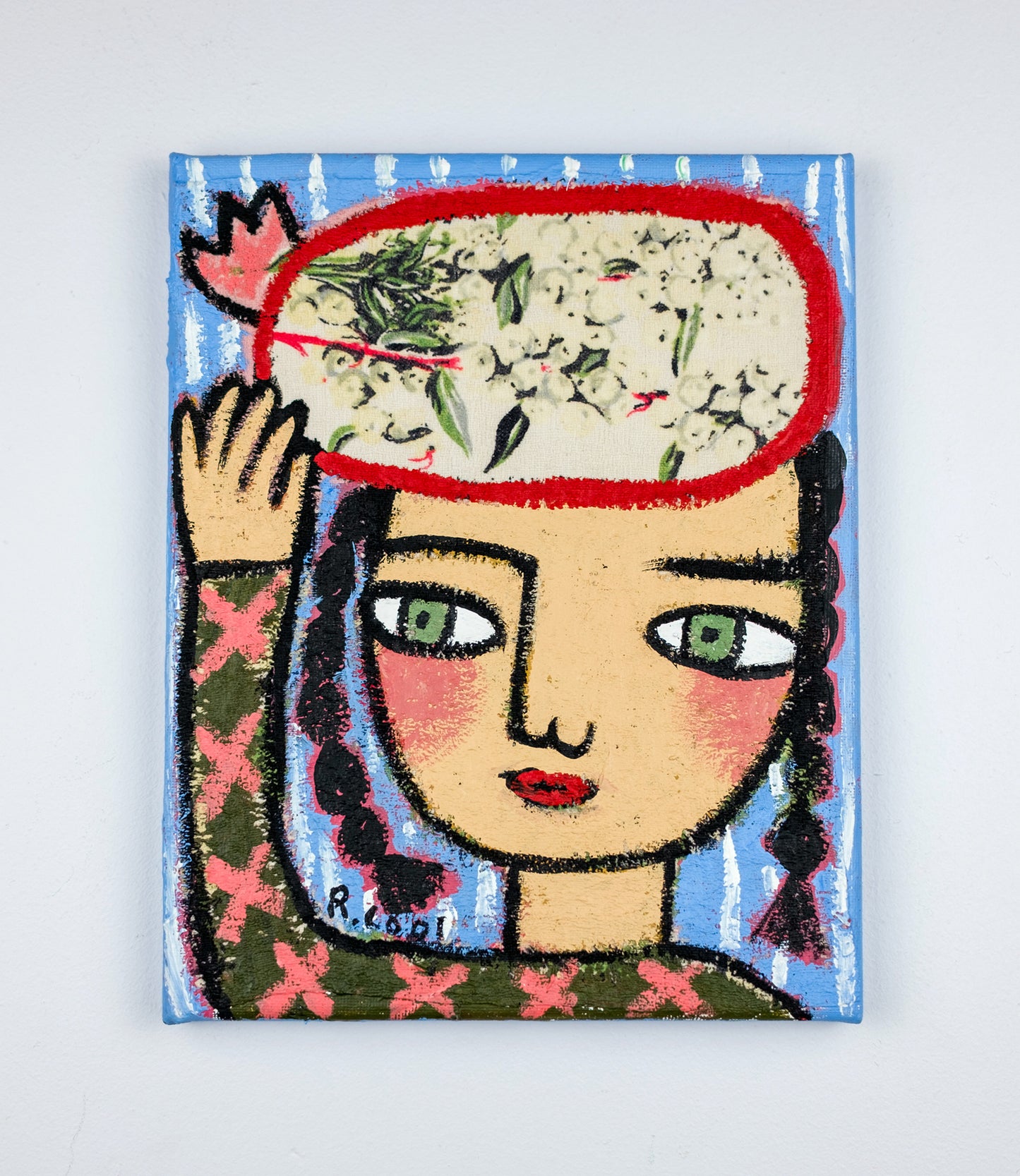 Painting on canvas, 25x20cm