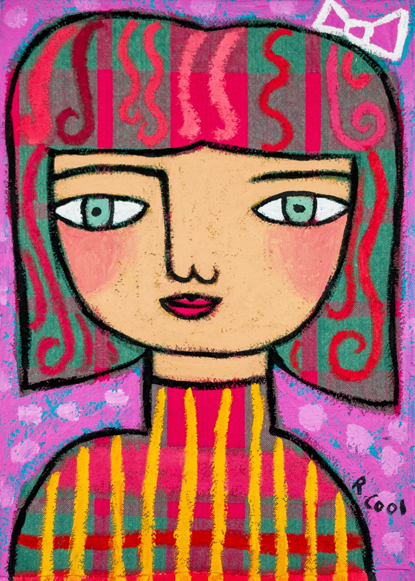 Painting on canvas, 35x25cm