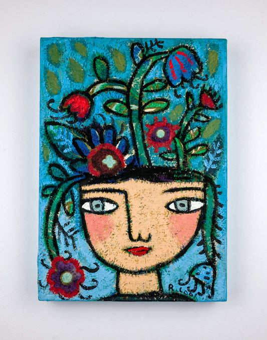 Painting on canvas, 35x25cm