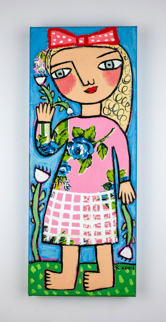 Painting on canvas, 50x20cm