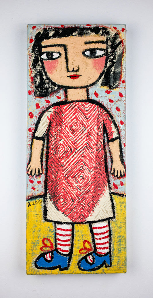 Painting on canvas, 50x20cm