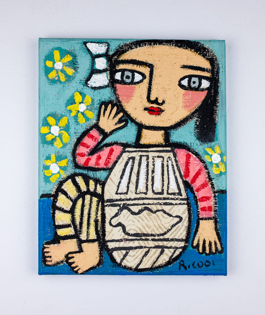 Painting on canvas, 25x20cm