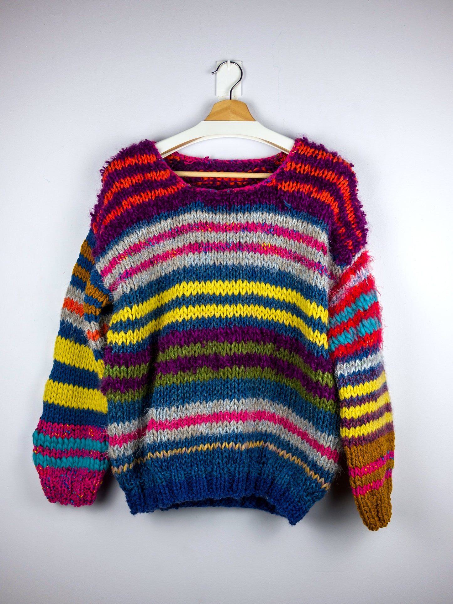 Hand-Knitted Wool Jumper