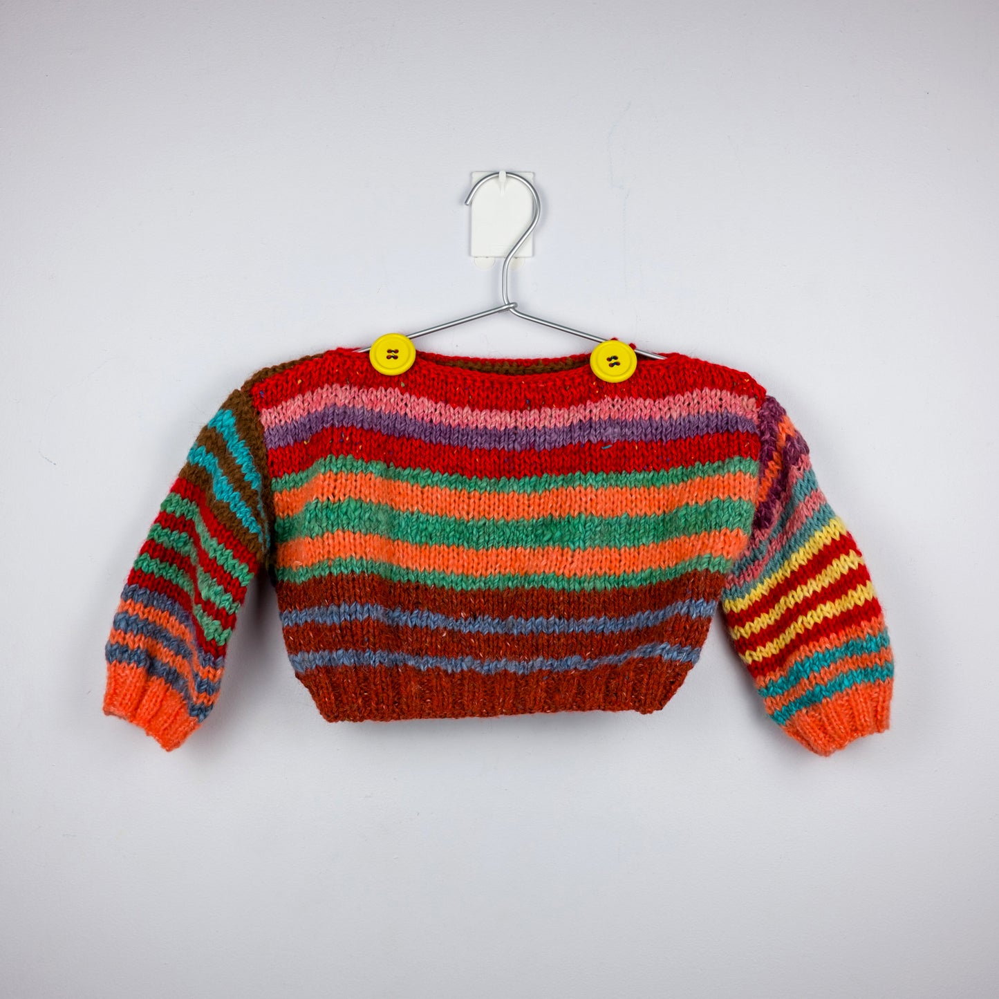 Hand-Knitted Wool Toddler Top