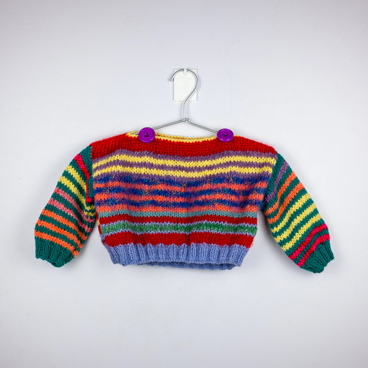 Hand-Knitted Wool Toddler Top
